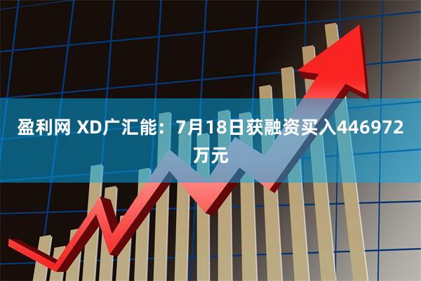 盈利网 XD广汇能：7月18日获融资买入446972万元